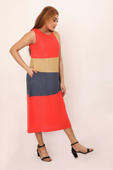 Vesper Dress Coral Blossom